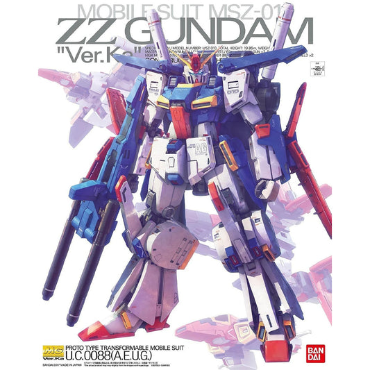 Bandai MG ZZ Gundam MSZ-01 Ver.Ka Gunpla Kit 63151