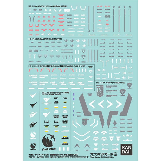 Bandai Gundam GD-133 Mobile Suit Gundam WTFM Decal Set MK65081