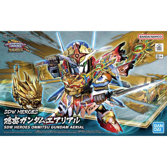 Bandai SDW Heroes Onmitsu Gundam Aerial Gunpla Kit 65723