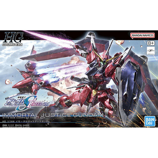 Bandai HG CE Immortal Justice Gundam Gunpla Kit 66285