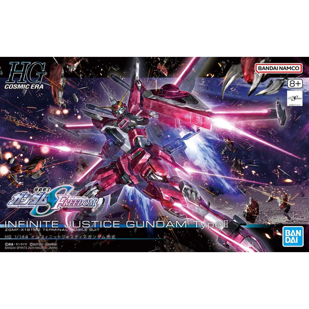 Bandai HG CE Infinite Justice Gundam Type II Gunpla Kit MK66692