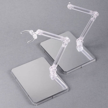 Bandai Action Base 7 (Clear) w/Mirror Stickers Gunpla Kit Display