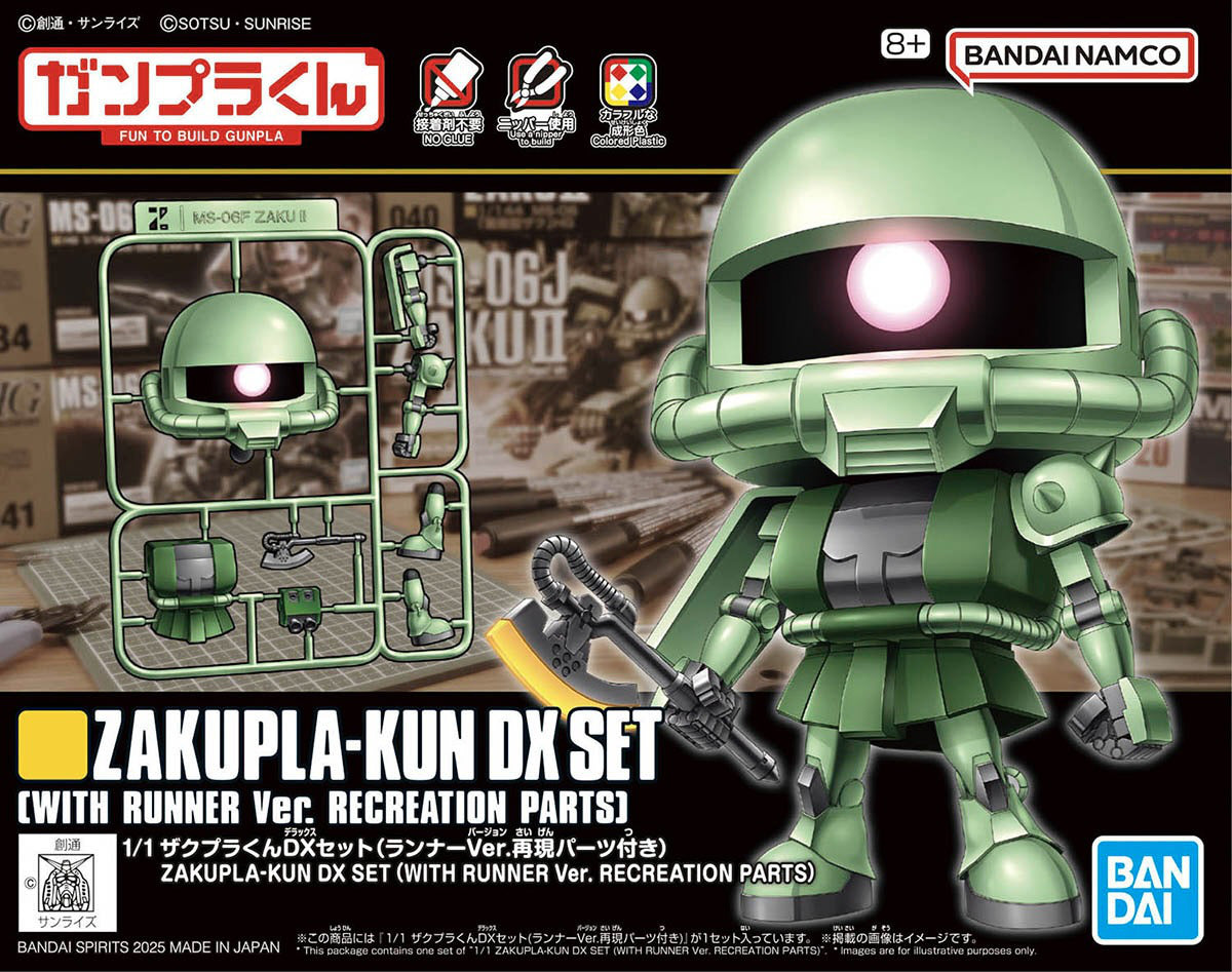 Bandai 1/1 Zakupla-kun DX Set w/Runner Ver. Recreation Parts Gunpla Kit MK68577