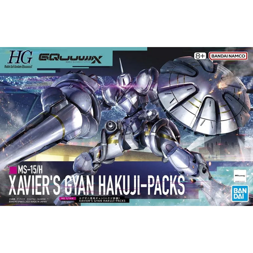 Bandai HG GQuuuuuuX Xavier's Gyan Hakuji-Packs MS-15/H Gunpla Kit