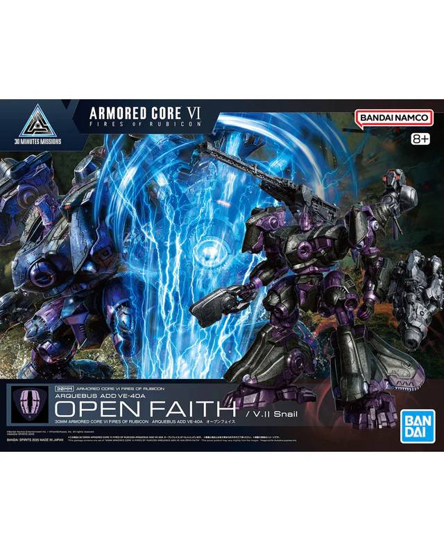 Bandai 30MM Armored Core VI Arquebus VE-40A Open Faith MK68872