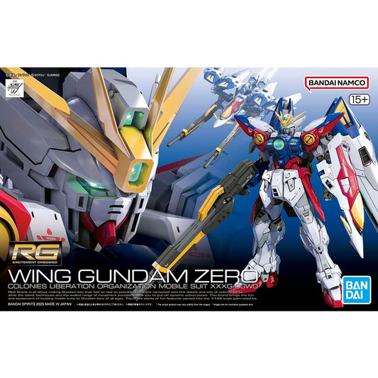 Bandai RG Wing Gundam Zero XXXG-OOWO Mobile Suit Gunpla Kit MK69215