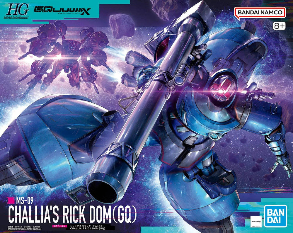 Bandai HG 1/144 Challia's Rick Dom (GQ) Gundam Gunpla Kit 72018