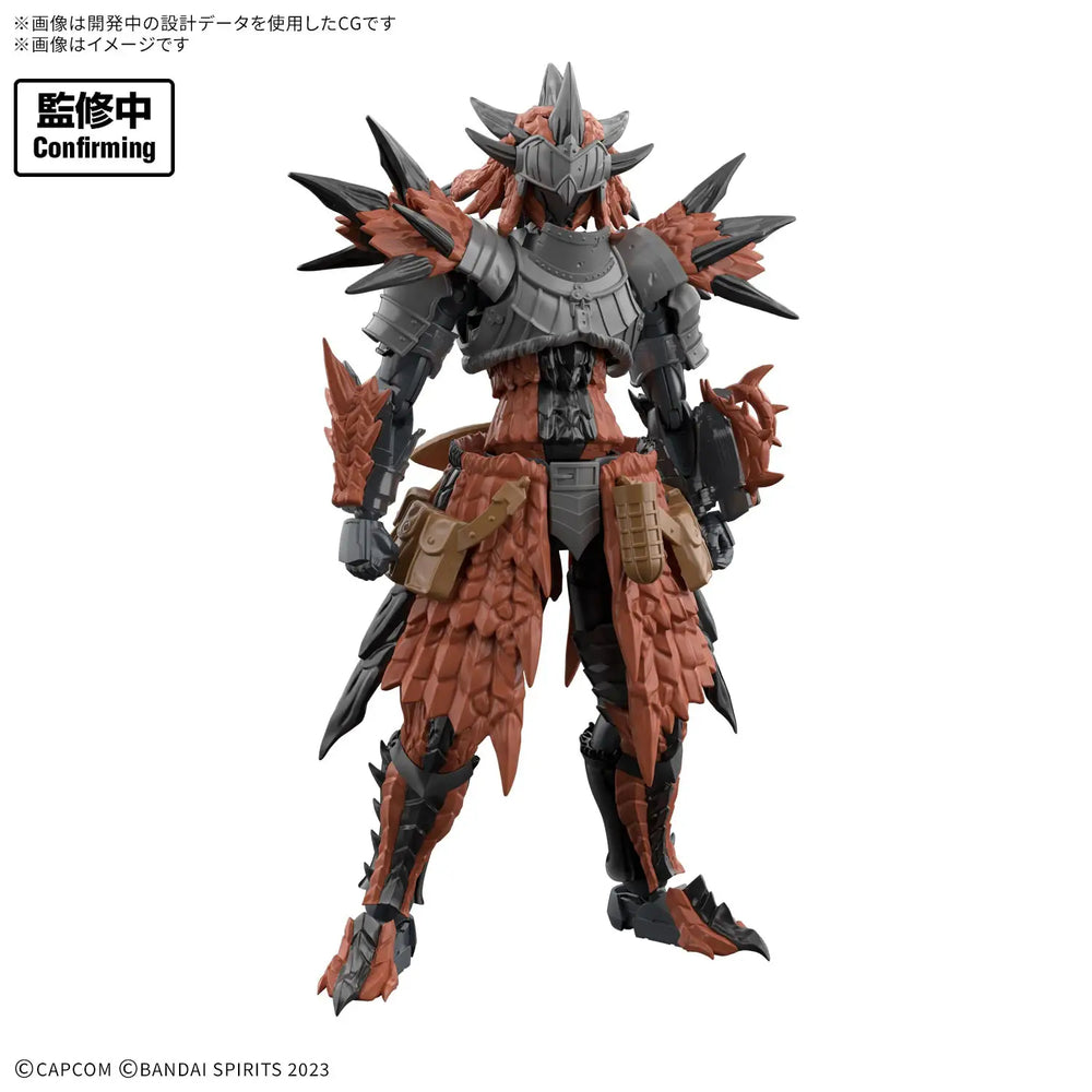Bandai 30MF Monster Hunter Wilds Rathalos Equipment Gunpla Kit MK84738