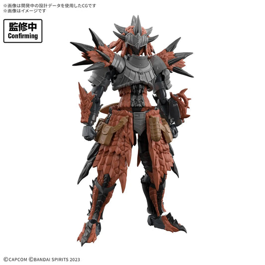 Bandai 30MF Monster Hunter Wilds Rathalos Equipment Gunpla Kit MK84738