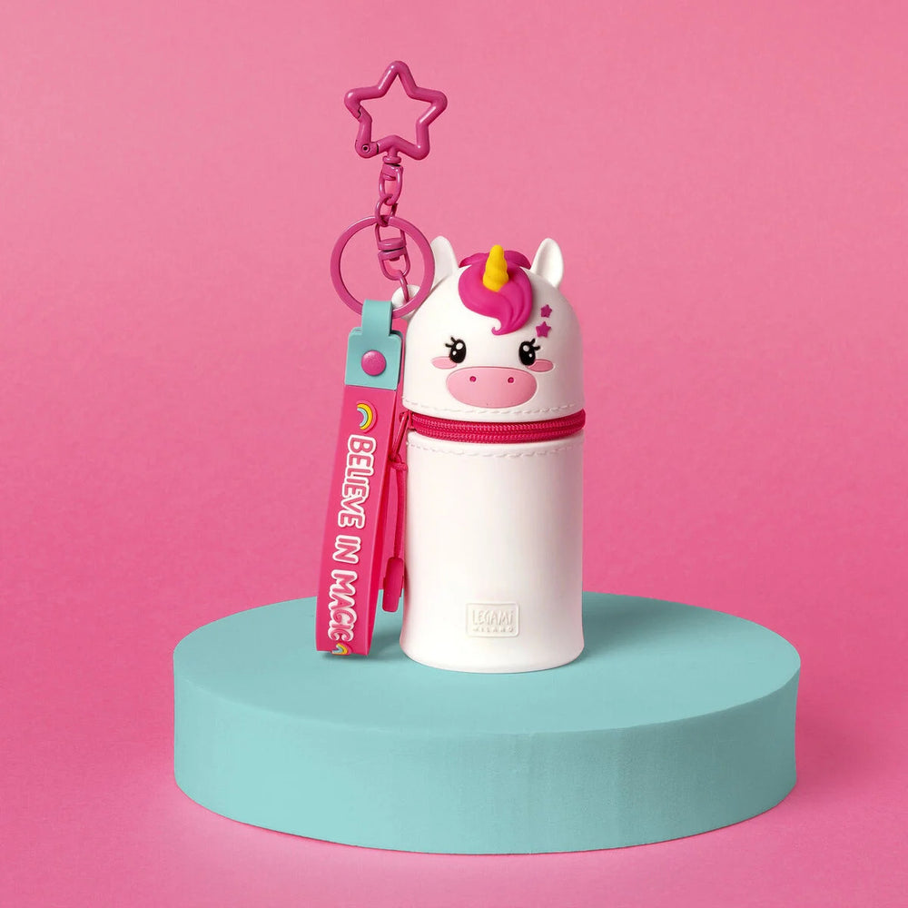 Legami Mini Kawaii Coin Purse Case Keyring - Unicorn