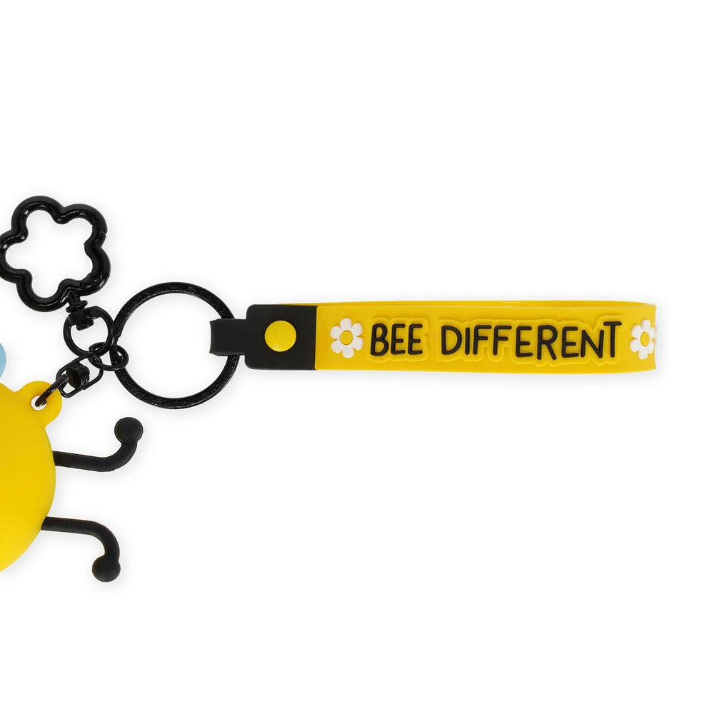 Legami Mini Kawaii Coin Purse Case Keyring - Bumblebee