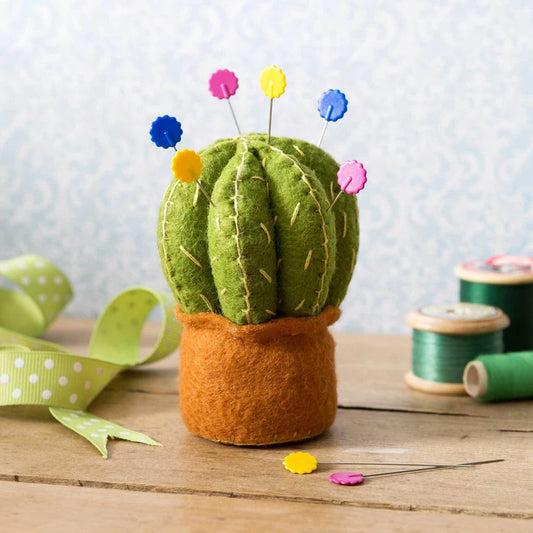 Corinne Lapierre Cactus Pin Cushion Felt Craft Mini Kit
