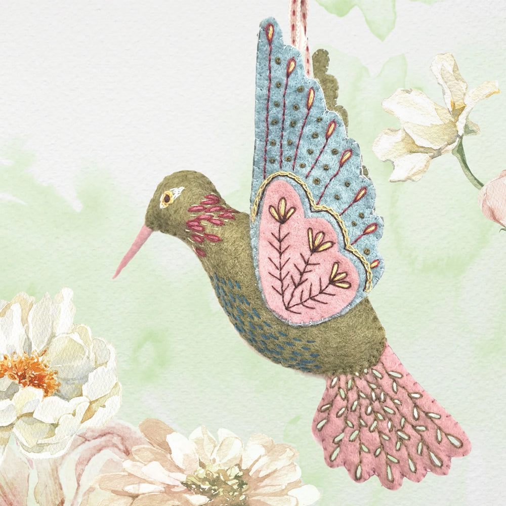 Corinne Lapierre Hummingbird Felt Craft Mini Kit