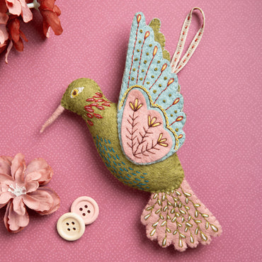Corinne Lapierre Hummingbird Felt Craft Mini Kit
