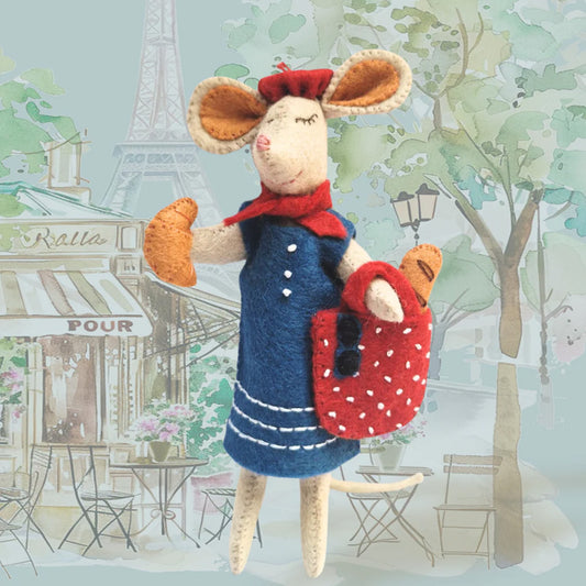 Corinne Lapierre Little Mouse in Paris Felt Craft Mini Kit
