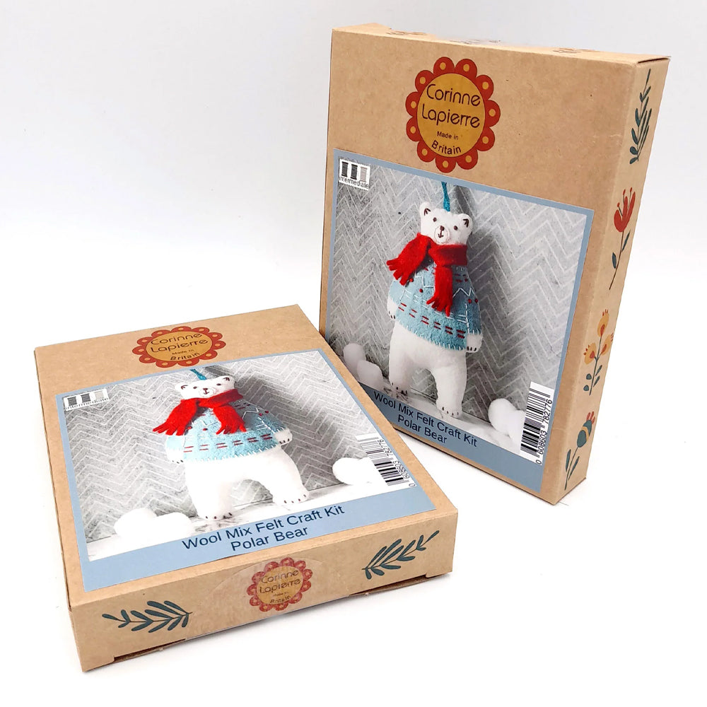 Corinne Lapierre Polar Bear Felt Craft Kit