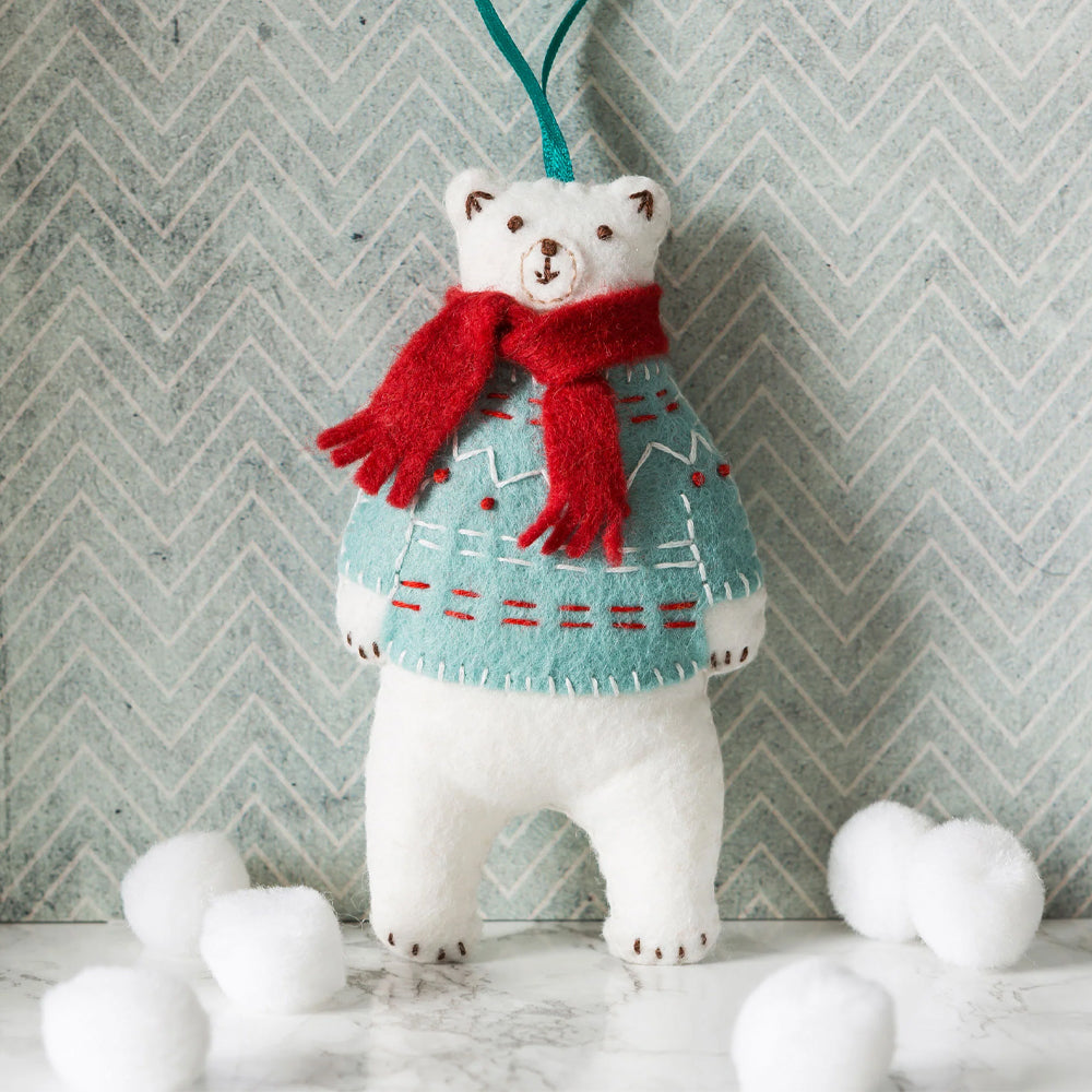Corinne Lapierre Polar Bear Felt Craft Kit