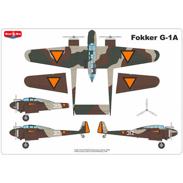 Mikro-Mir Fokker G-1a 1:48 Plane Plastic Model Kit