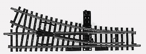 Marklin MN02266 K Track Right Hand Turnout 424.6mm Radius 30 Degree HO