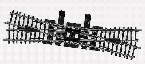 Marklin MN02275 K Track Double Slip 14 Degree HO