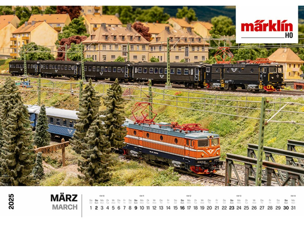 Marklin Wall Calendar 2025 MN19725