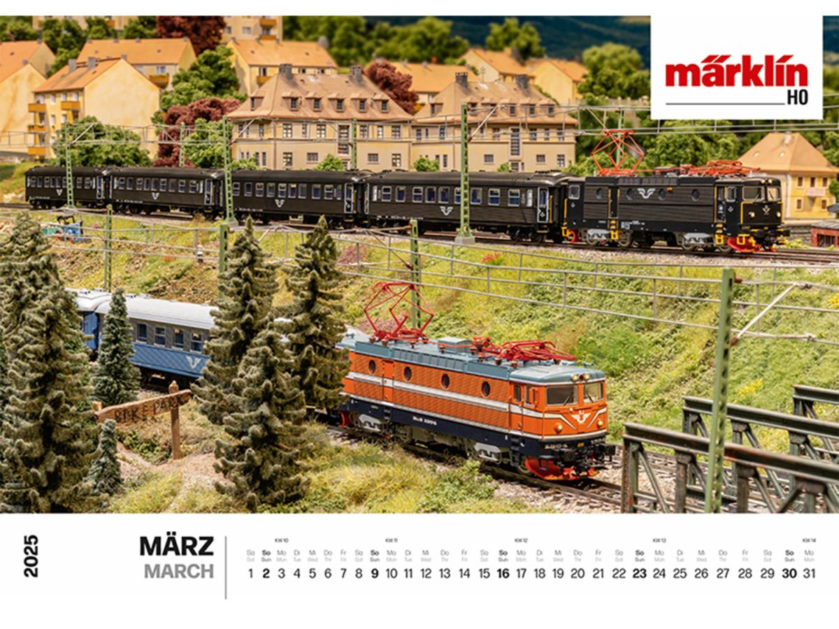 Marklin Wall Calendar 2025 MN19725