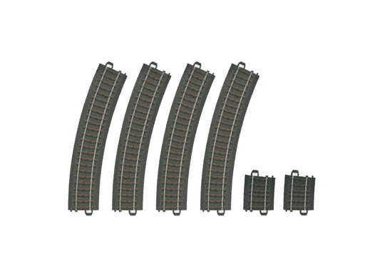 Marklin MN20299 Start Up C Track Curve R2 24.3 Deg(4) & Curve R2 5.7 Deg(2) HO