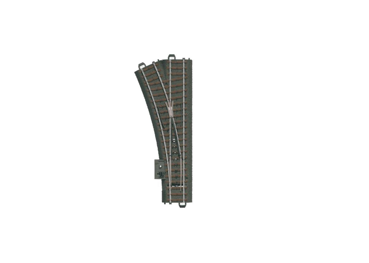 Marklin MN20611 Start Up C Track Left Hand Turnout R2 24.3 Degree (1) HO