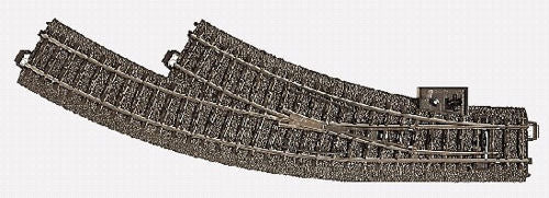 Marklin MN24672 C Track Right Hand Curved Turnout Radius 1 30 Degree HO