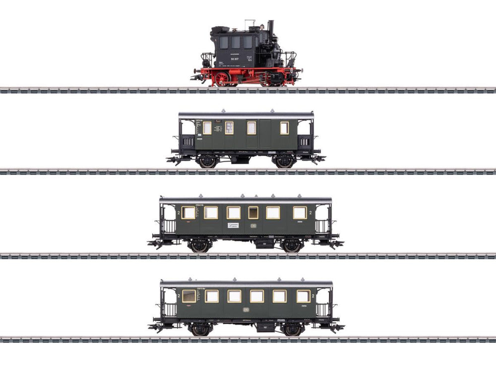 Marklin DB BR98.3 Spalter Bockl Steam Train Pack III (AC-Sound) MN26619 HO Gauge