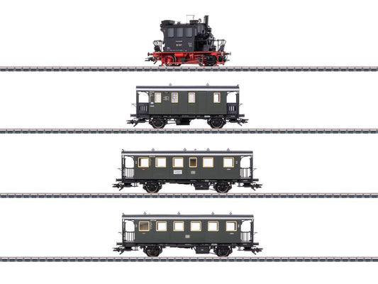 Marklin DB BR98.3 Spalter Bockl Steam Train Pack III (AC-Sound) MN26619 HO Gauge