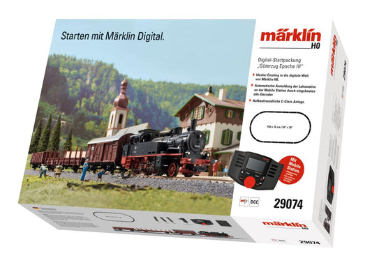 Marklin MN29074 Start Up DB BR74 Freight Starter Set III (~AC) HO