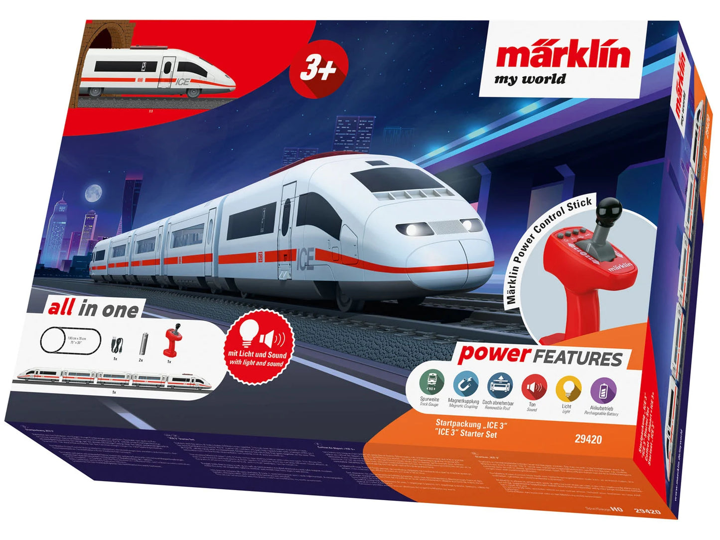 MyWorld 29420 MyWorld German ICE3 Express Train Set