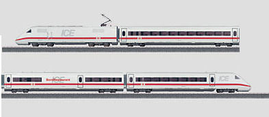 Marklin MN36712 Start Up DBAG ICE2 Train Pack V (~AC-Sound) HO