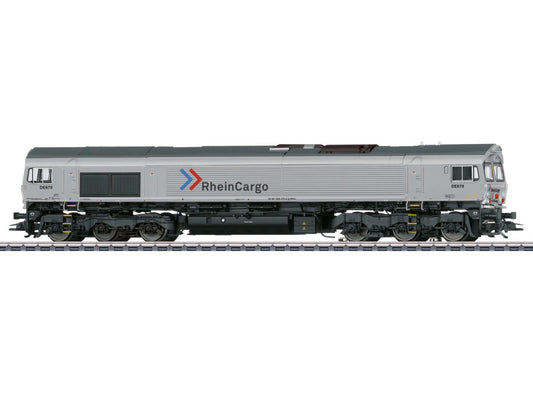 Marklin 39072 RheinCargo Class 66 DE670 Diesel Locomotive VI ~AC-Sound HO Gauge