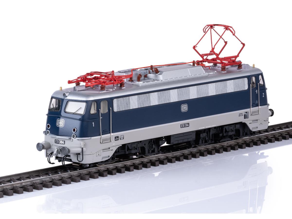 Marklin DB E10 384 Electric Locomotive 1960s Grey III (~AC-Sound) 39128 HO Gauge