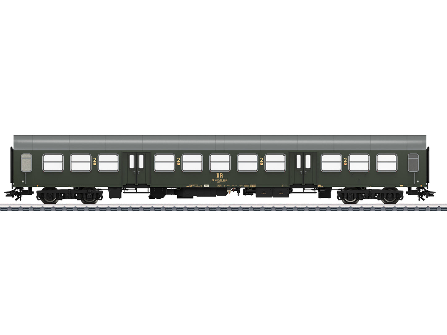 Marklin DR Bmh 2nd Class Halberstadt Coach IV MN42581 HO Gauge