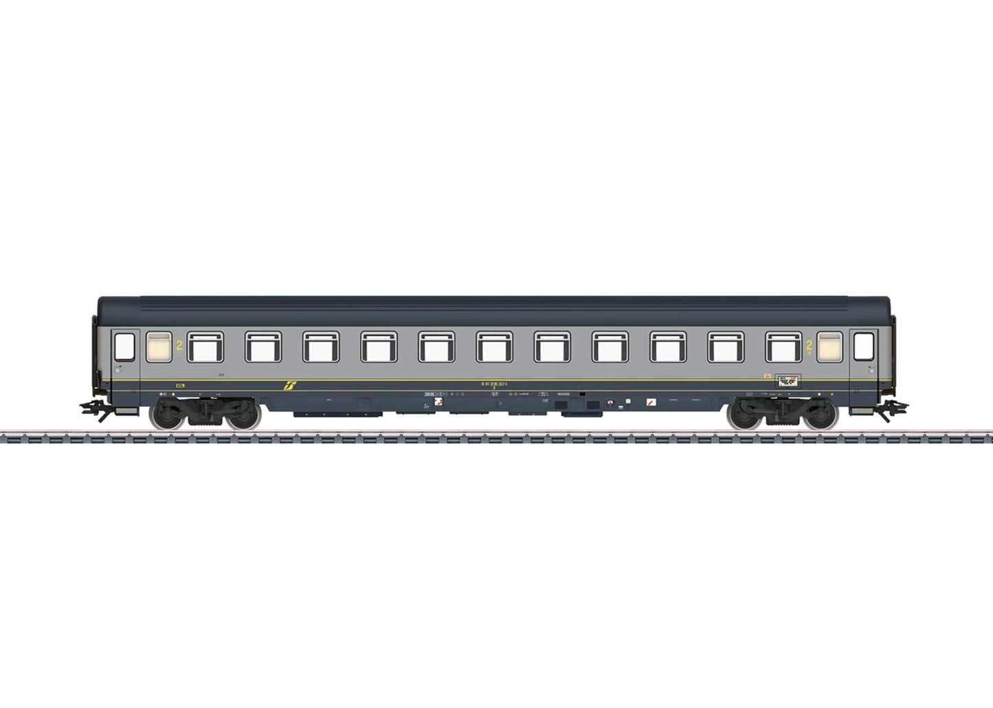 Marklin FS EC89 Paganini Bz 2nd Class Eurofima Coach V MN42923 HO Gauge