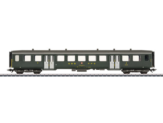 Marklin 43373 SBB 2nd Class Coach IV HO Gauge