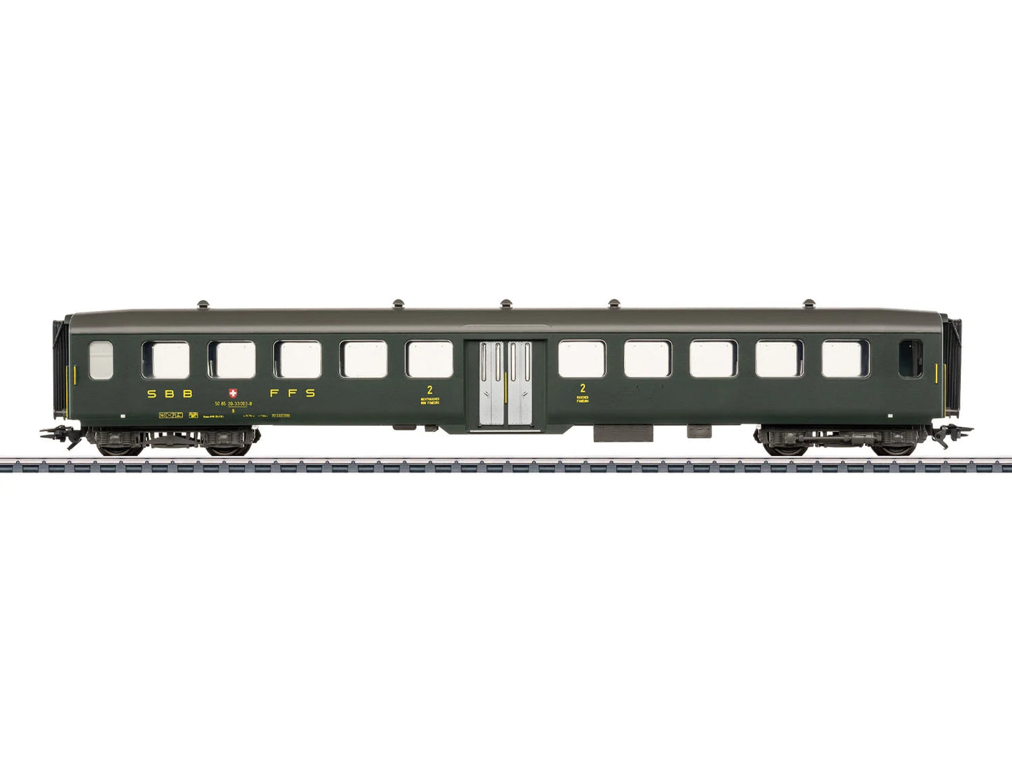Marklin 43383 SBB 2nd Class Coach IV HO Gauge