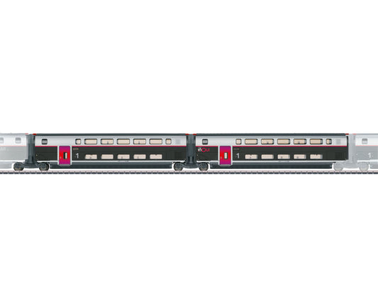 Marklin 43428 SNCF INOUI Intermediate Coach Set 1 (2) VI HO Gauge