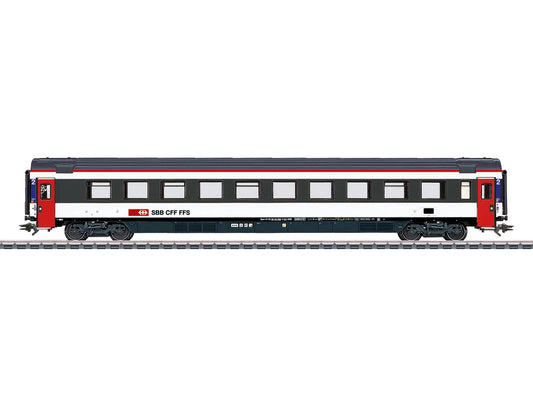 Marklin 43674 SBB EuroCity Bpm2090 2nd Class Express Coach VI HO Gauge