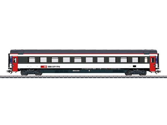 Marklin 43675 SBB EuroCity Bpm2090 2nd Class Express Coach VI HO Gauge