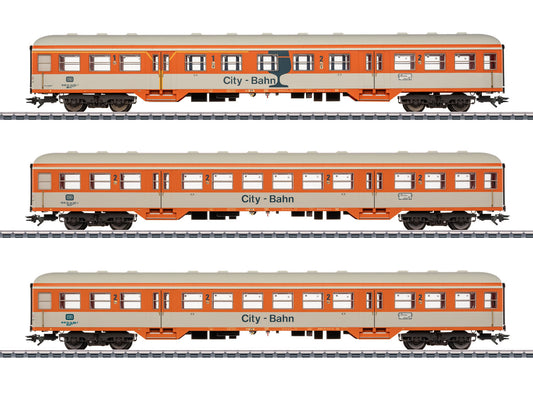 Marklin 43835 DB City Bahn Cologne-Gummersbach Coach Set (3) IV HO Gauge