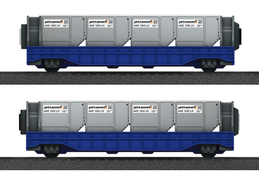 Marklin MyWorld Airport Jettainer Car Set (2) HO Gauge 44117