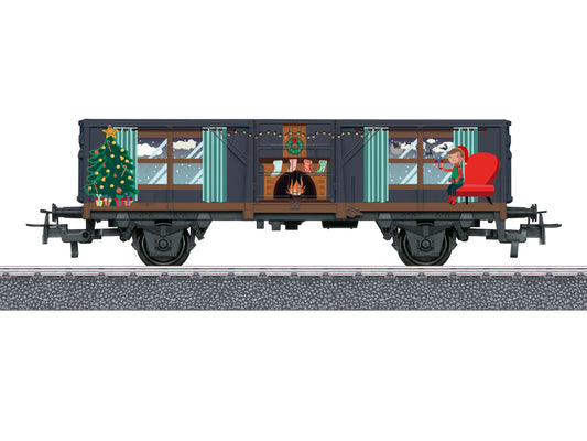 Marklin 44126 Start Up Christmas Wagon w/Light HO Gauge
