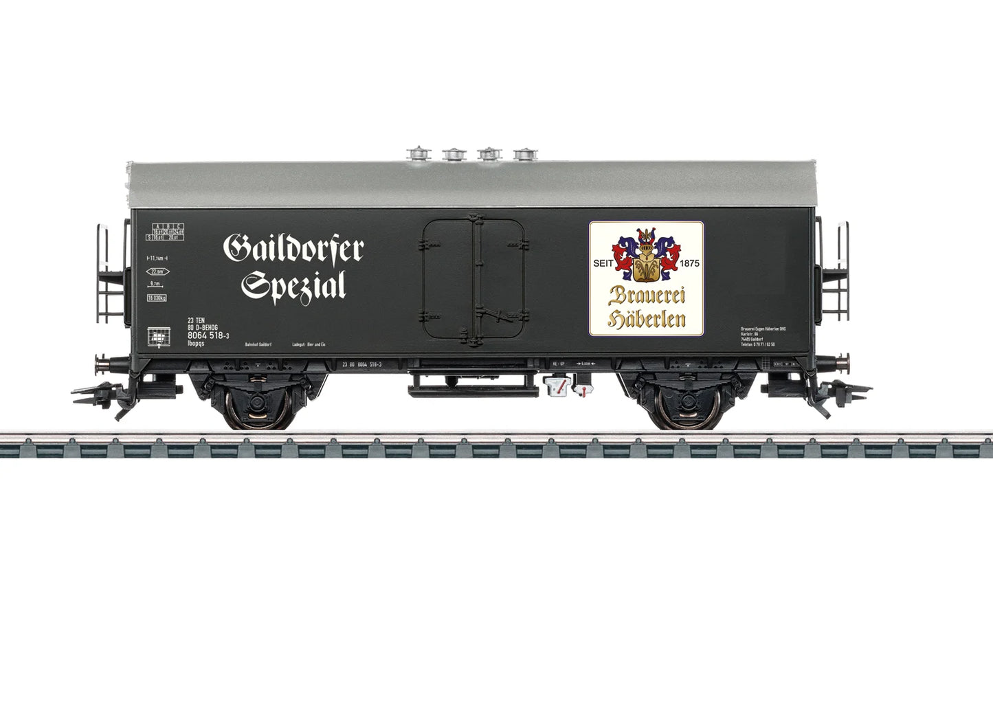 Marklin Gaildorfer Spezial Refrigerated Beer Wagon MN45033 HO Gauge