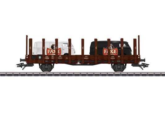 Marklin DSB Type TF Stake Wagon w/VW T1 Faxe Load III HO Gauge 45080