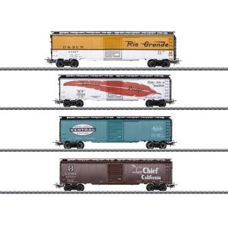 Marklin Retro Rio Grande Tin Plate Caboose III MN45713 HO Gauge