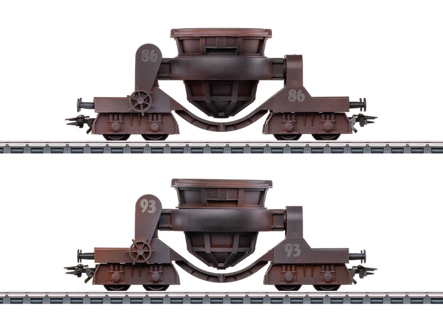 Marklin 46146 PO Slag Wagon Set Weathered (2) III HO Gauge